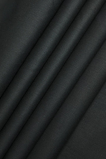 Black Wash & Wear Fabric