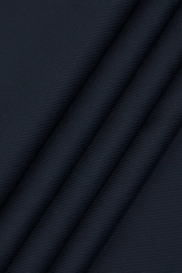 Navy Blue Wash & Wear Fabric