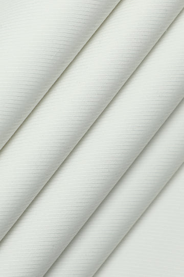 Off White Wash & Wear Fabric