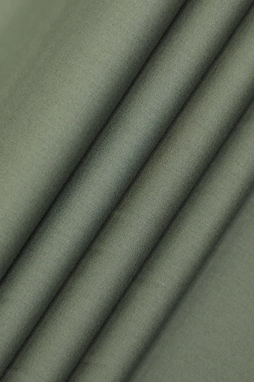 Dark Green Wash & Wear Fabric