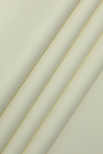 Off White Wash & Wear Fabric