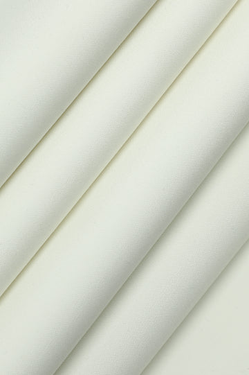 Off White Wash & Wear Fabric