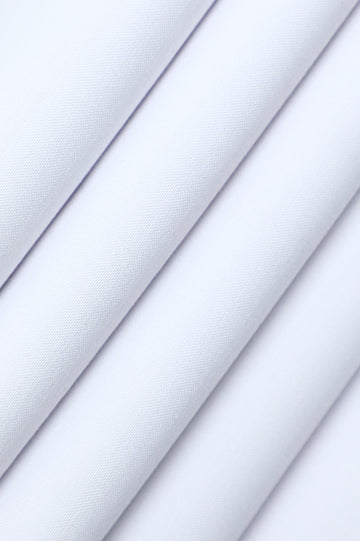 White Wash & Wear Fabric