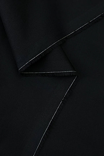 Black Wash & Wear Fabric