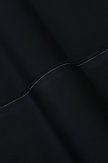 Black Wash & Wear Fabric