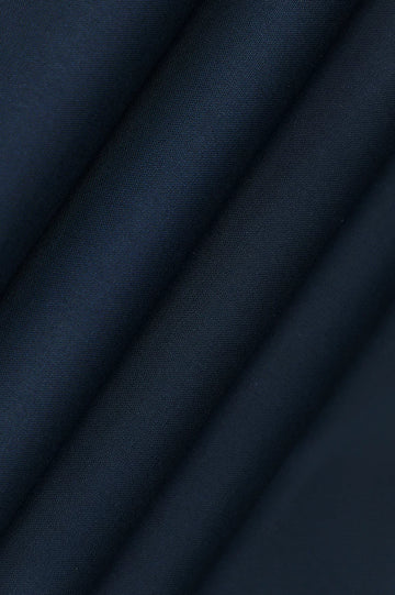 Navy Blue Wash & Wear Fabric