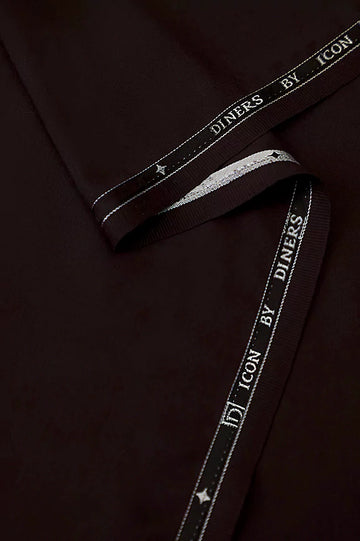 Maroon Wash & Wear Fabric