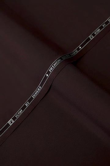 Maroon Wash & Wear Fabric