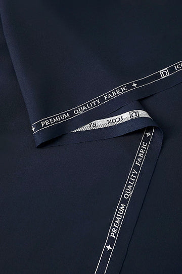 Navy Blue Wash & Wear Fabric