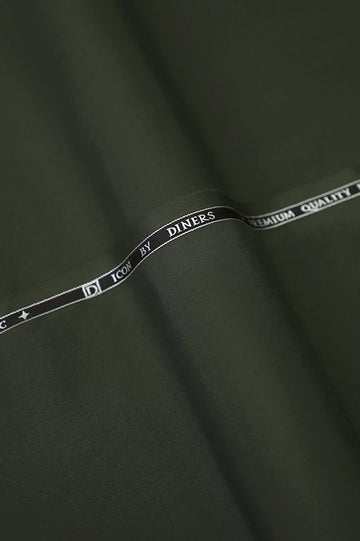 Olive Wash & Wear Fabric