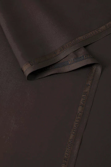Dark Brown Wash & Wear Fabric