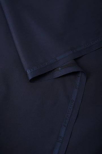 Navy Blue Wash & Wear Fabric