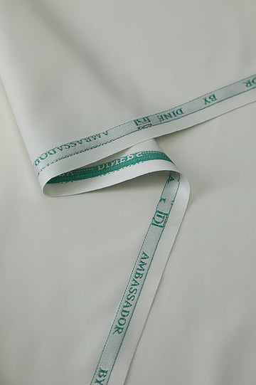 Off White Wash & Wear Fabric