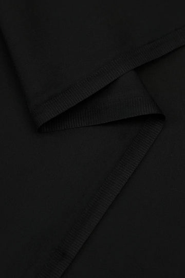 Black Wash & Wear Fabric