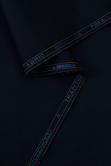 Navy Wash & Wear Fabric