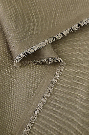 Beige Wash & Wear Fabric