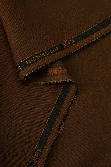 Brown Wash & Wear Fabric
