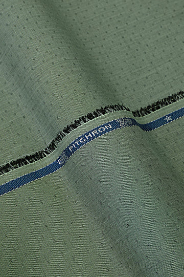 Green Wash & Wear Fabric