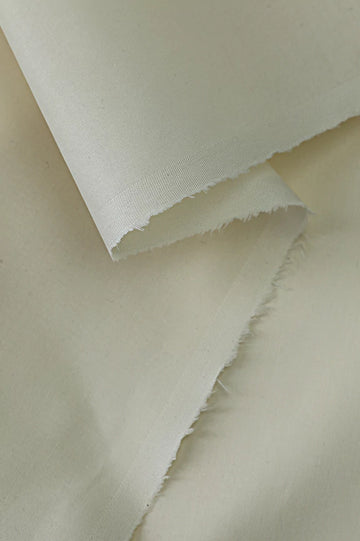 Cream Wash & Wear Fabric
