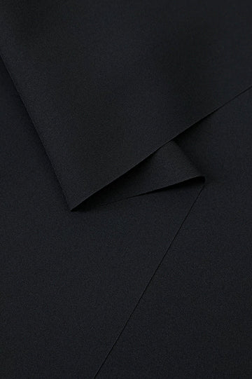 Black Wash & Wear Fabric