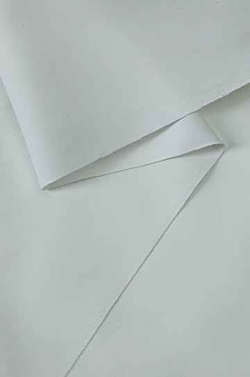 White Wash & Wear Fabric