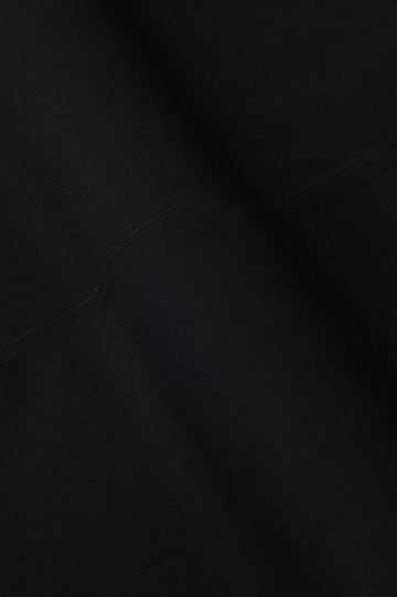 Black Wash & Wear Fabric