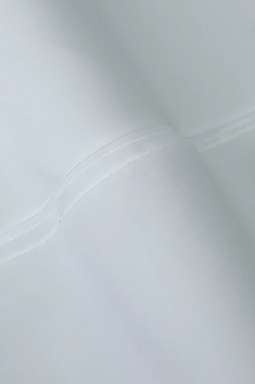 White Wash & Wear Fabric