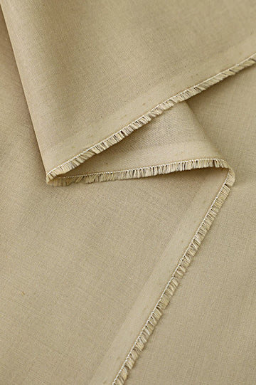 Beige Wash & Wear Fabric