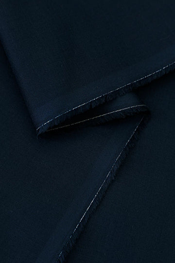 Navy Blue Wash & Wear Fabric