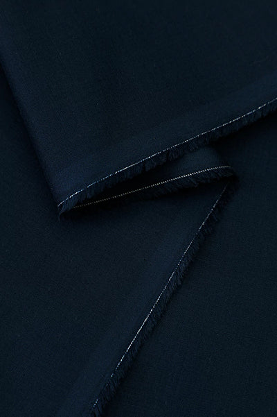 Navy Blue Wash & Wear Fabric