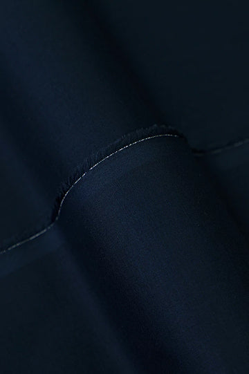 Navy Blue Wash & Wear Fabric