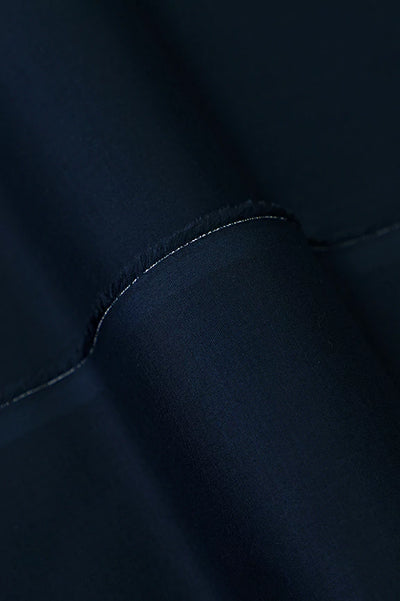 Navy Blue Wash & Wear Fabric
