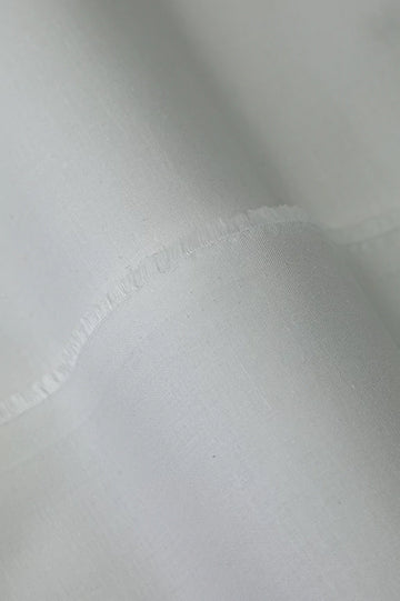Off White Wash & Wear Fabric