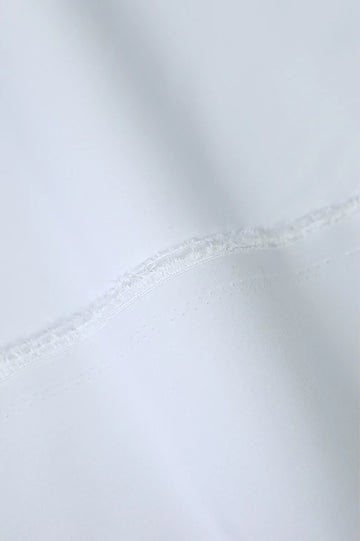 White Wash & Wear Fabric