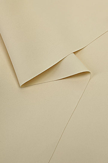 Cream Wash & Wear Fabric