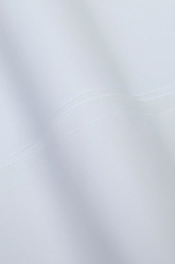 White Wash & Wear Fabric