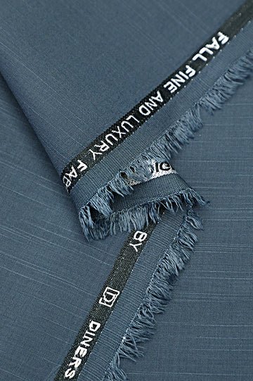 Blue Wash & Wear Fabric