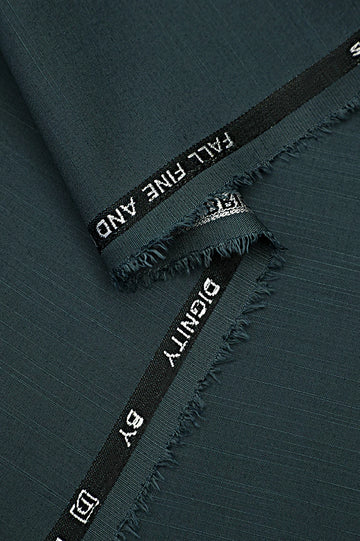 Bottle Green Wash & Wear Fabric