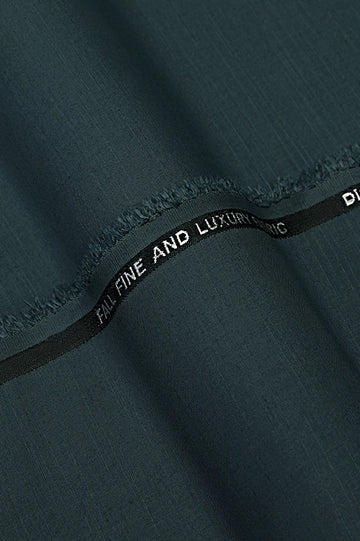 Bottle Green Wash & Wear Fabric