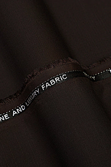 Brown Wash & Wear Fabric