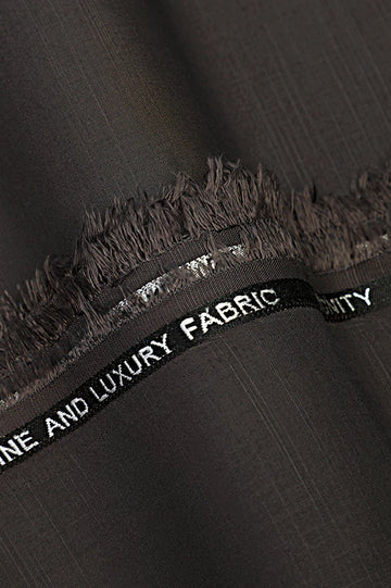 Coffee Brown Wash & Wear Fabric