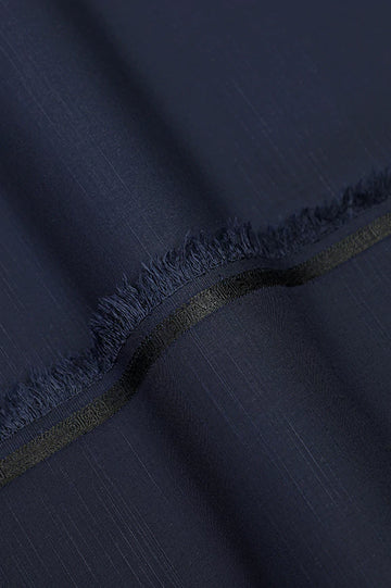 Navy Blue Wash & Wear Fabric