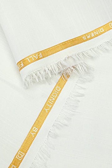 Off White Wash & Wear Fabric