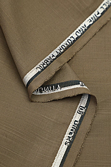 Olive Green Wash & Wear Fabric