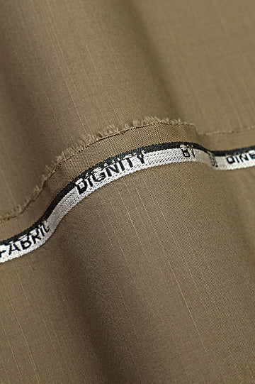 Olive Green Wash & Wear Fabric