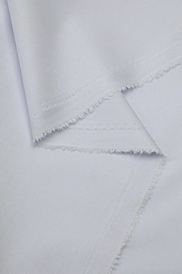 White Wash & Wear Fabric