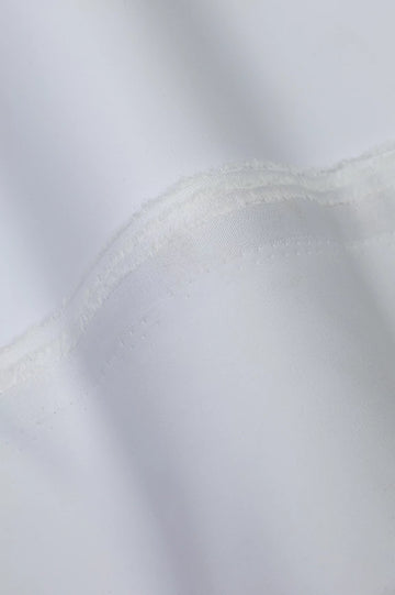 White Wash & Wear Fabric