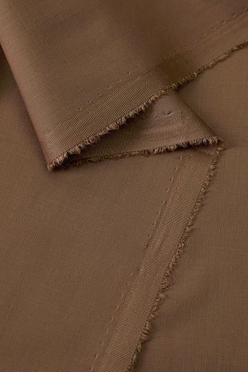 Brown Wash & Wear Fabric