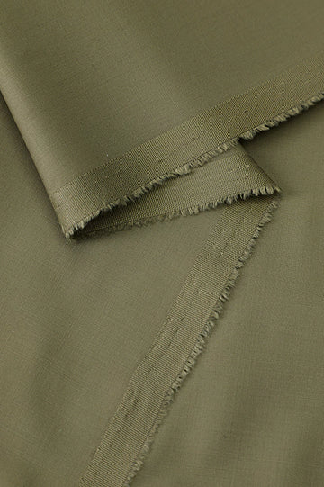 Olive Wash & Wear Fabric