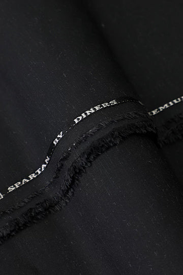 Charcoal Wash & Wear Fabric